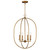 Maxim - 21843EG - Four Light Pendant - Martel - Etruscan Gold