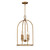 Maxim - 21844EG - Four Light Pendant - Martel - Etruscan Gold