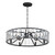 Maxim - 21866BCBK - Six Light Chandelier - Odeon - Black