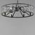Odeon Six Light Chandelier (21866BCBK)