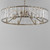 Odeon Six Light Chandelier (21866BCGS)