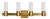 Maxim - 22414SWNAB - Four Light Bath Vanity - Contessa - Natural Aged Brass