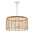 Maxim - 22445NAEC - Four Light Pendant - Vannerie - Ecru