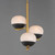 Lucerne Three Light Chandelier (24643MRBKNAB)