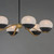 Lucerne Six Light Chandelier (24646MRBKNAB)