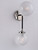 Atom Two Light Wall Sconce (24722WTBKPN)