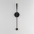 Vela One Light Wall Sconce (24811BK)