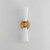 Krevat Two Light Wall Sconce (24822SWBKNAB)