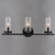 Sentinel Three Light Bath Vanity (25257CLBK)