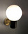 Vesper One Light Wall Sconce (26030SWSBRBK)