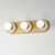 Hollywood Three Light Wall Sconce (26093WANAB)