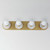 Hollywood Four Light Wall Sconce (26094WANAB)