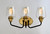 Goblet Three Light Bath Vanity (26122CLBZAB)