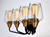 Goblet Four Light Bath Vanity (26123CLBZAB)