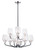 Maxim - 26127CLBKSN - Nine Light Chandelier - Goblet - Black / Satin Nickel