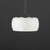 Glazed One Light Pendant (26141WTBK)