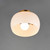 Glazed One Light Flush Mount (26149WTNAB)
