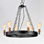 Noble Six Light Chandelier (26273BKNAB)