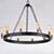 Noble Ten Light Chandelier (26275BKNAB)