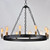 Noble Ten Light Chandelier (26275BKNAB)