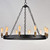 Noble Ten Light Chandelier (26275BKNAB)