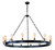 Maxim - 26276BKNAB - LED Chandelier - Noble - Black / Natural Aged Brass