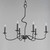 Padrona Six Light Chandelier (27706BO)