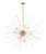 Maxim - 28666CLSBR - 16 Light Pendant - Polaris - Satin Brass