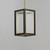 Neoclass One Light Outdoor Pendant (30051CLBKGLD)