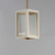 Neoclass One Light Outdoor Pendant (30051CLWTGLD)
