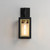 Neoclass One Light Outdoor Wall Sconce (30052CLBKGLD)