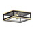 Maxim - 30059CLBKGLD - Two Light Outdoor Flush Mount - Neoclass - Black / Gold