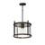 Maxim - 30061CLBK - One Light Semi-Flush/Pendant - Belfry - Black