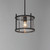 Belfry One Light Semi-Flush/Pendant (30061CLBK)