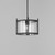 Belfry One Light Semi-Flush/Pendant (30061CLBK)