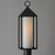 Aldous One Light Outdoor Post Mount (30070SWBK)