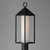 Aldous One Light Outdoor Post Mount (30070SWBK)