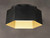 Honeycomb LED Flush Mount (30330BKGLD)