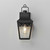 Storybook One Light Outdoor Wall Sconce (30361CLBK)