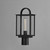 Manchester One Light Deck/Post Lantern (30759CLBK)
