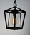 Artisan One Light Outdoor Hanging Lantern (3179CLBK)