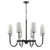 Town and Country Eight Light Chandelier (32008SWBK)