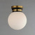 San Simeon LED Flush Mount (32481SWBKNAB)