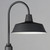 Pier M One Light Post Lantern (35010BK)