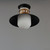 Admiralty One Light Outdoor Flush Mount (35120SWBKAB)