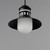 Admiralty One Light Outdoor Pendant (35121SWBK)