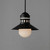 Admiralty One Light Outdoor Pendant (35121SWBK)