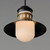 Admiralty One Light Outdoor Pendant (35121SWBKAB)