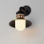 Admiralty One Light Outdoor Wall Sconce (35122SWBKAB)