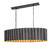 Maxim - 39136GMGLD - Five Light Linear Pendant - Allegra - Gunmetal / Gold